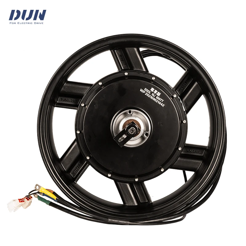

YMMOTOR 17x5.5inch 115KMH Rated 4KW Peak 8KW ZX WP 40H V3 BLDC Hub Motor For Electric Motorcycle