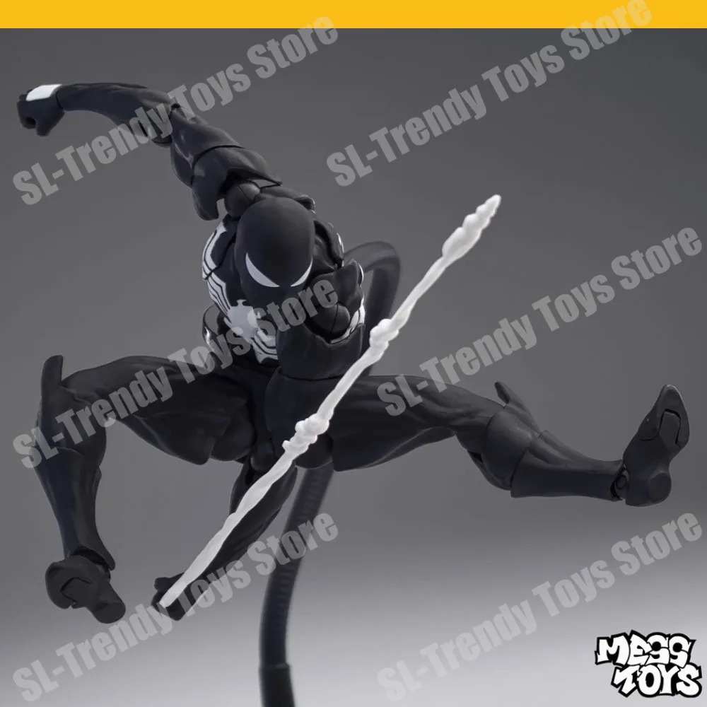 

In Stock Mess Toys Spider Man Symbiote Spiderman Messtoys Black Suit Neighbor Scarlet Spider Anime Action Figure Gifts Toys