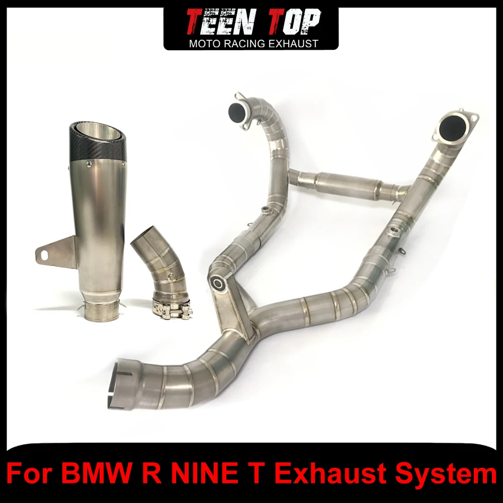 

Motorcycle Escape Full Exhaust System For BMW R NINE T Exhaust Header Connect Tube Titanium Alloy r nine t Slip on Exhaust