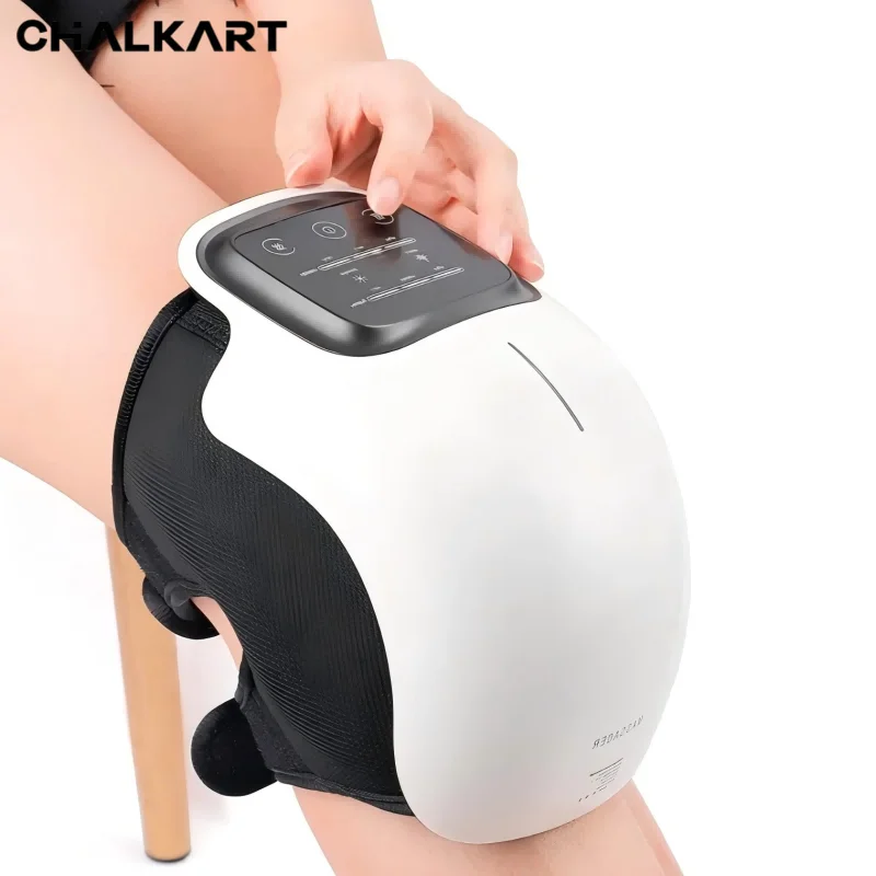 Smart Cordless Knee Massager - 3-in-1 Vibration & Heat Therapy for Joint Relief & Relaxation - Ideal Gift for Grandma/Grandpa