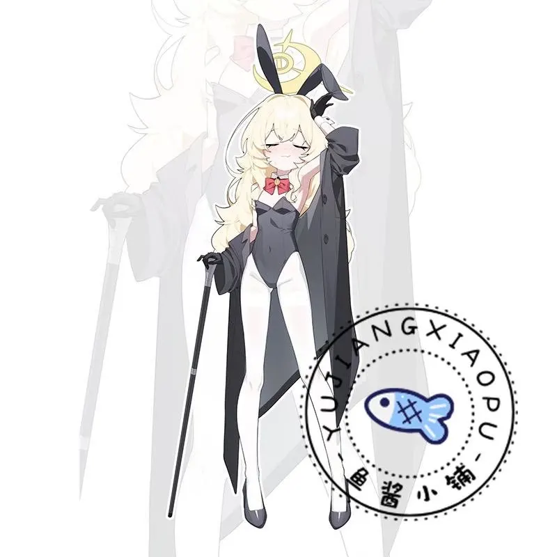 17cm Anime ‌Blue Archive NyaNya Professor Acrylic Stand Figure Model Plate Cosplay Role Props Collection Desktop Decor