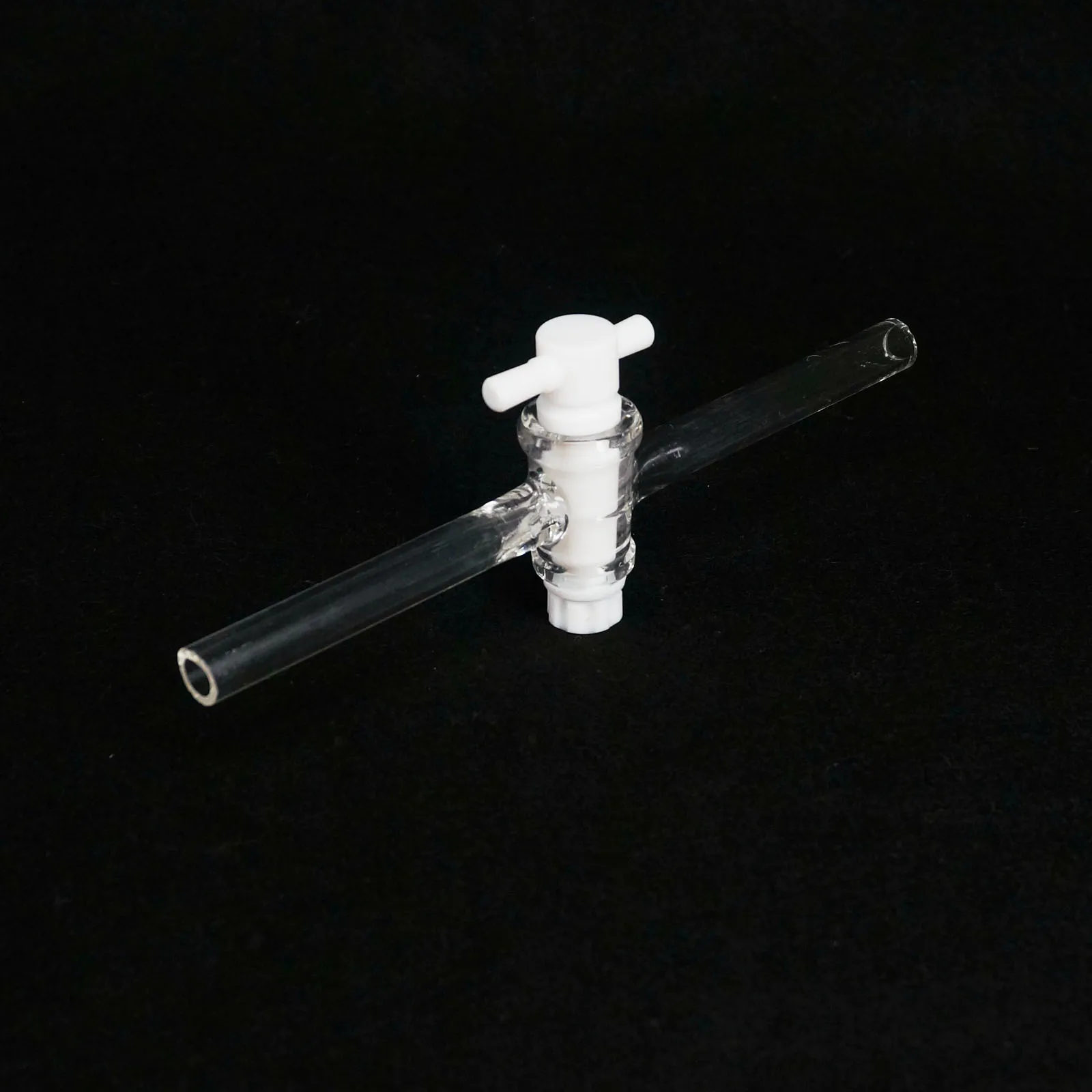 2mm 3mm 4mm 5mm 6mm 8mm Bore Borosilicate Glass High Vacuum Glass/PTFE Stopcock Straight Hollow Plug