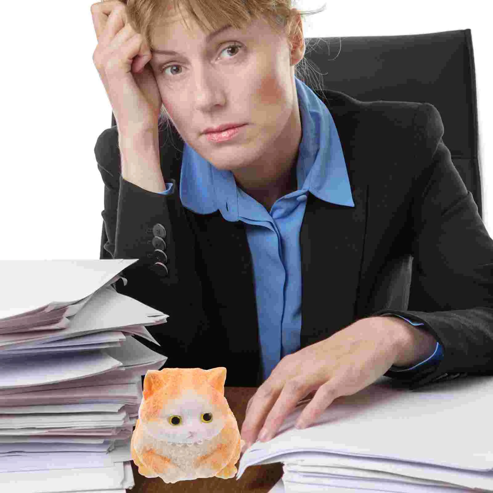 จําลองสัตว์หยิกของเล่นสนุกสมจริง Squishy บีบของเล่น Figurine