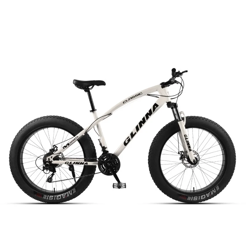 Vollgefedertes 26-Zoll-Rad 4.0 Fat Bicycle Big Tire Cycle Snow Mtb Mountainbike Beach Cycling Fatbike Snow Bicycle für Herren