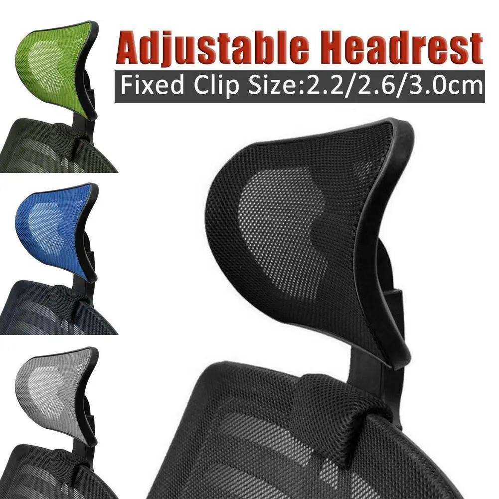 

Computer Chair Headrest Pillow Adjustable Height Upholstered Headrest For Chair Office Neck Protection Headrest For Office K8Z5