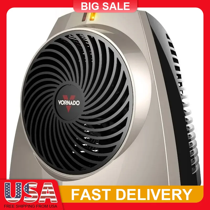 

1500W Personal Space Heater 2 Heat Settings Portable Desk Heater with Fan Mode Overheat Protection for Office Home Indoor Use