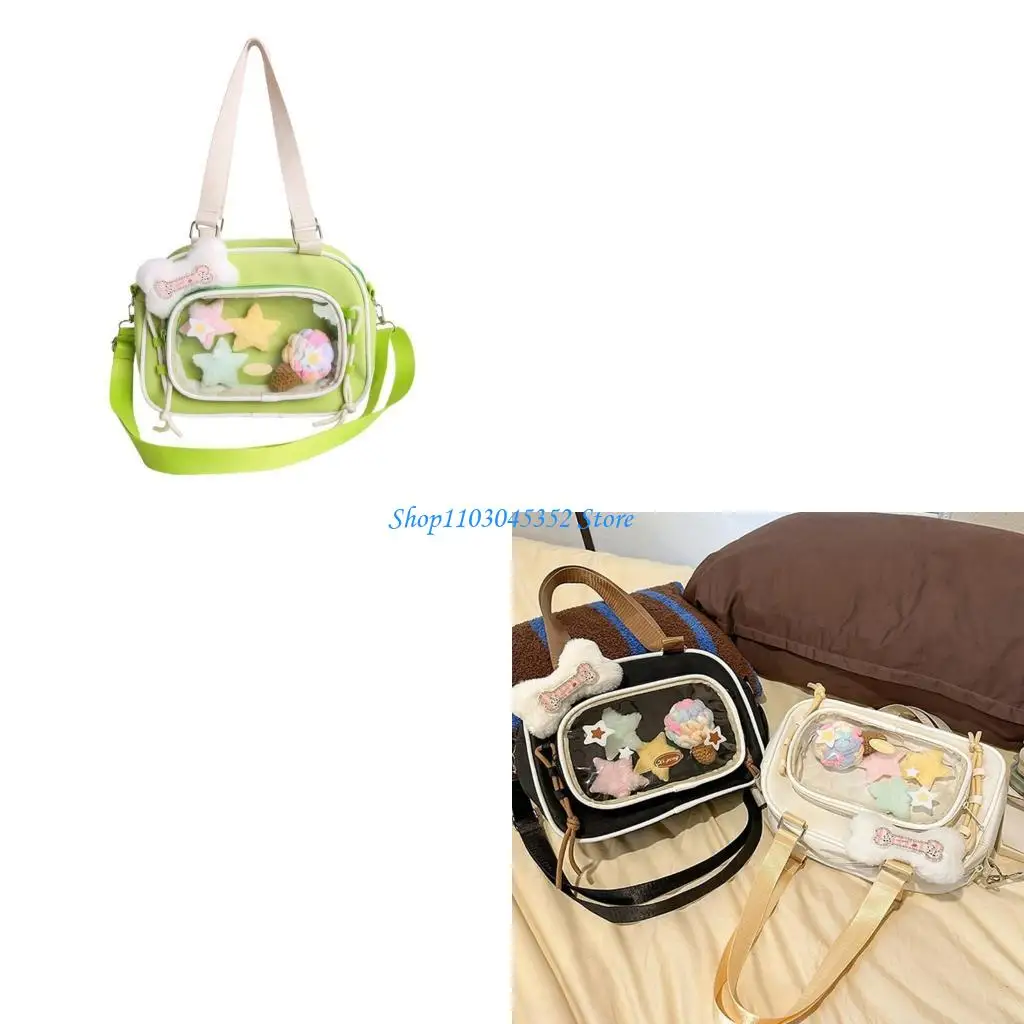 

Stylish Nylon Crossbody Purse Ergonomic Design With Multiple Pockets Shoulder Bag Casual Satchel For Work Or Travel