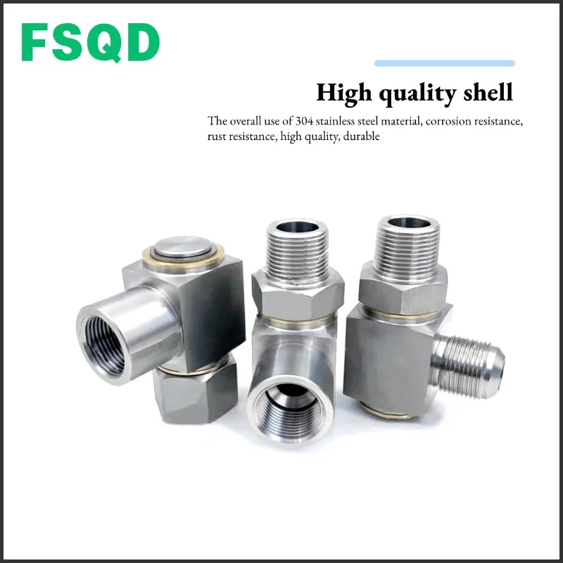 Hydraulic rotary joint 304 Stainless steel  SHJL-04DD 06DD 08DD 12DD 16DD 20DD 24DD 04DC 06DC 08DC 12DC 16DC 20DC 24DC GC
