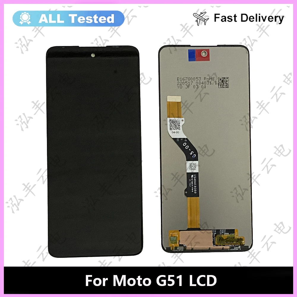 

Original 6.8"For Motorola Moto G51 5G LCD XT2171-1, XT2171-2,XT2171-3 Display Touch Screen Digitizer Assembly Replacement