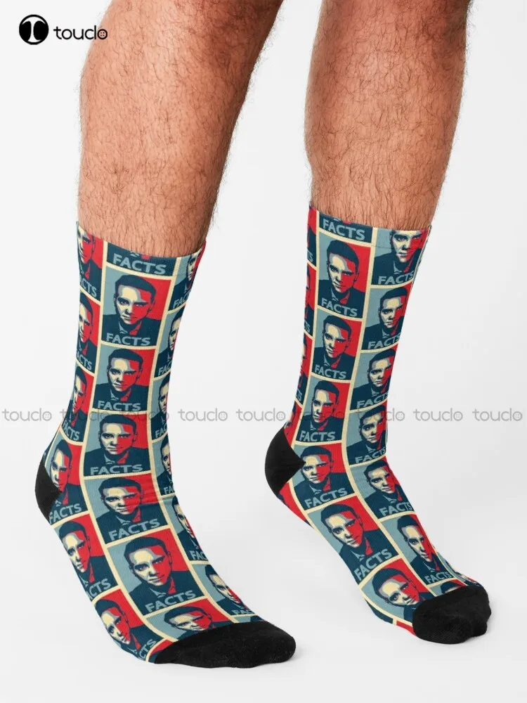 Ben Shapiro Portrait Facts Don'T Care About Your Feelings Socks Fun Socks For Men Street Skateboard Socks Streetwear Harajuku