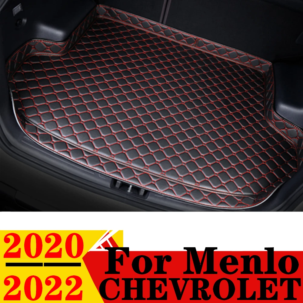 

Коврик для багажника автомобиля для Chevrolet Menlo 2022 2021 2020, высокобоковой задний коврик для груза, поднос для багажника, коврик для багажа, защитный ковер, крышка, задняя часть