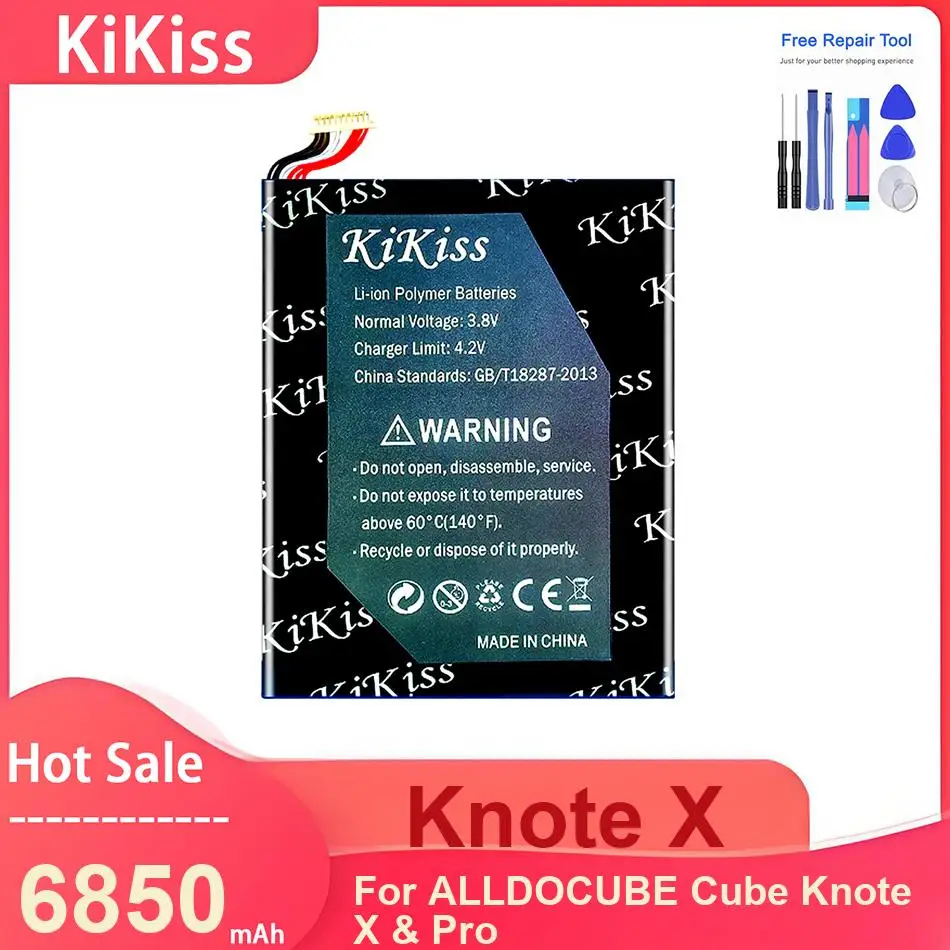 

Аккумулятор KiKiss для планшетов ALLDOCUBE Cube Knote X и Pro, аккумуляторы Knote X 6850 мАч