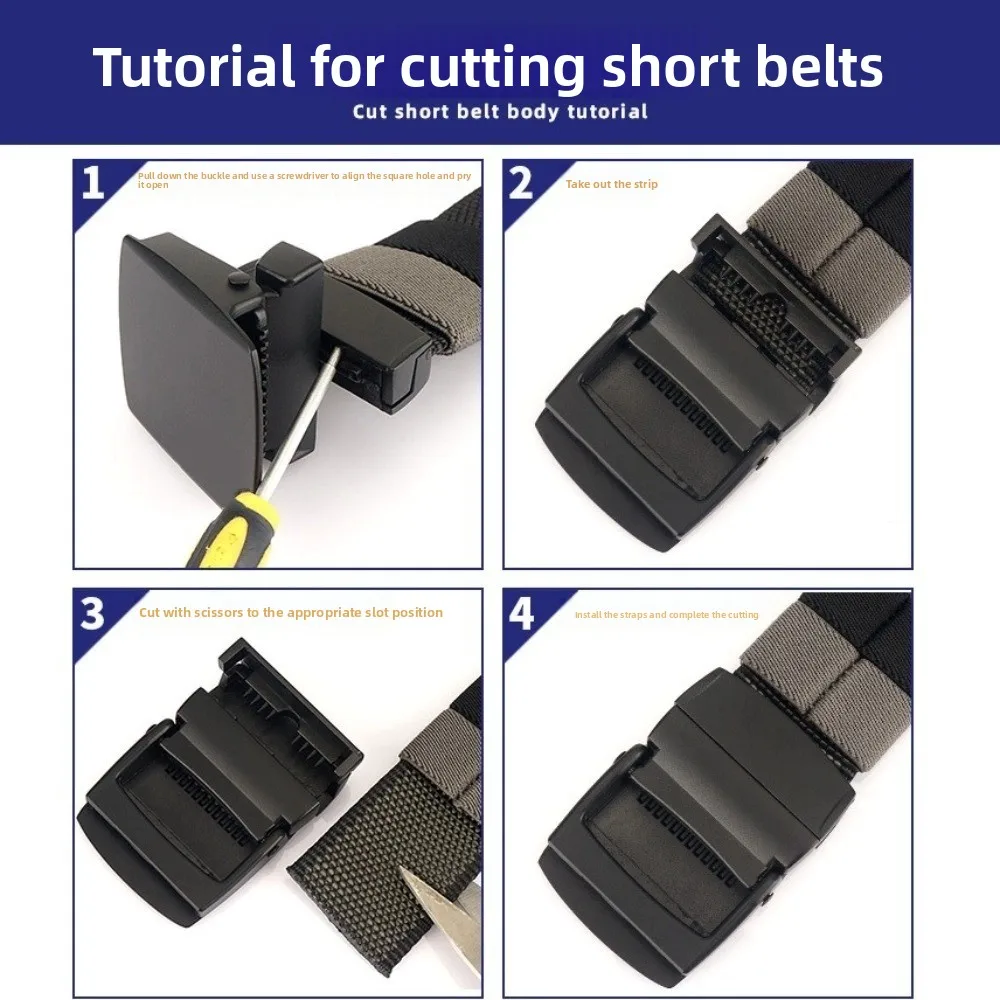 Вращающиеся двусторонние мужские нейлоновые поясные ремни с быстросъемной пряжкой из сплава, мужские пояса, регулируемый модный корейский поясной ремень
