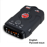 2024 Car Recorder Rad Detector V8-Plush Auto Voice Alert Warning Support X K Ka Ku Anti Laser Full Band English or Russian Voice