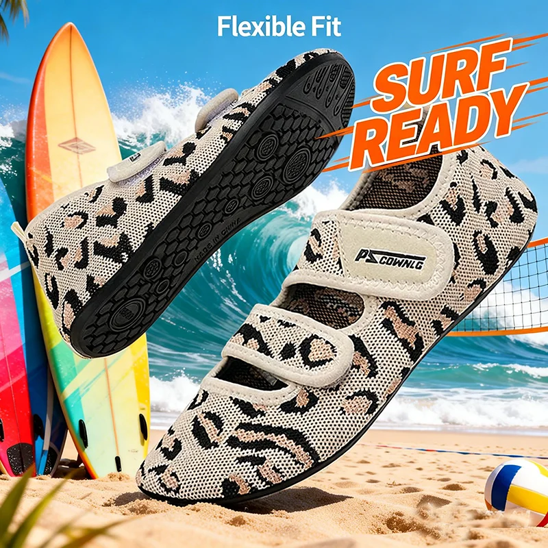 Men Water Aqua Shoes Women Swimming Sneakers Barefoot Sandals Beach Wading Flats Unisex Breathable Quick Dry Footwear