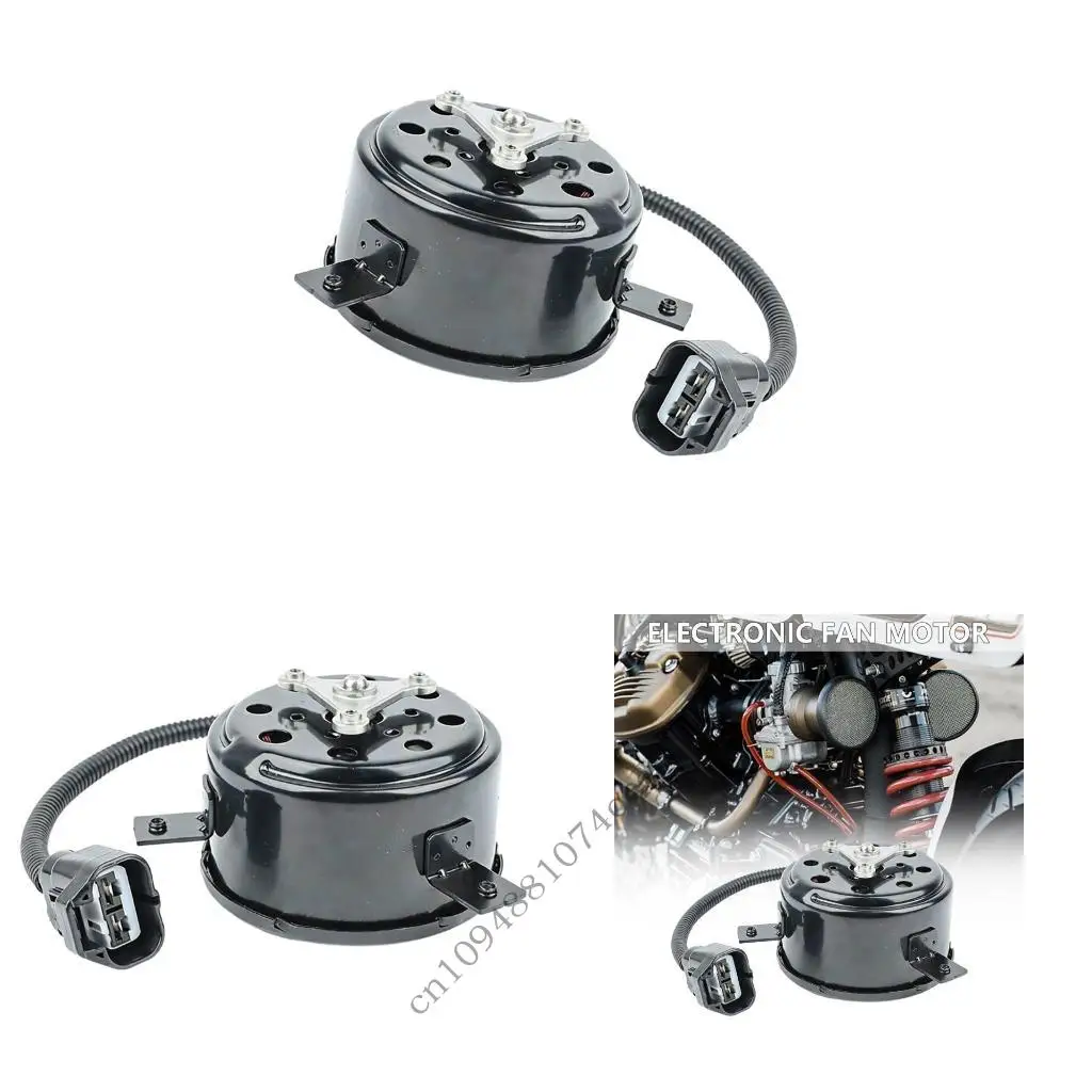 

Radiator Cooling Fan Motor Heavy Duty Construction with Enhances Flows Efficiency Replaces 253863K175 for Vehicle