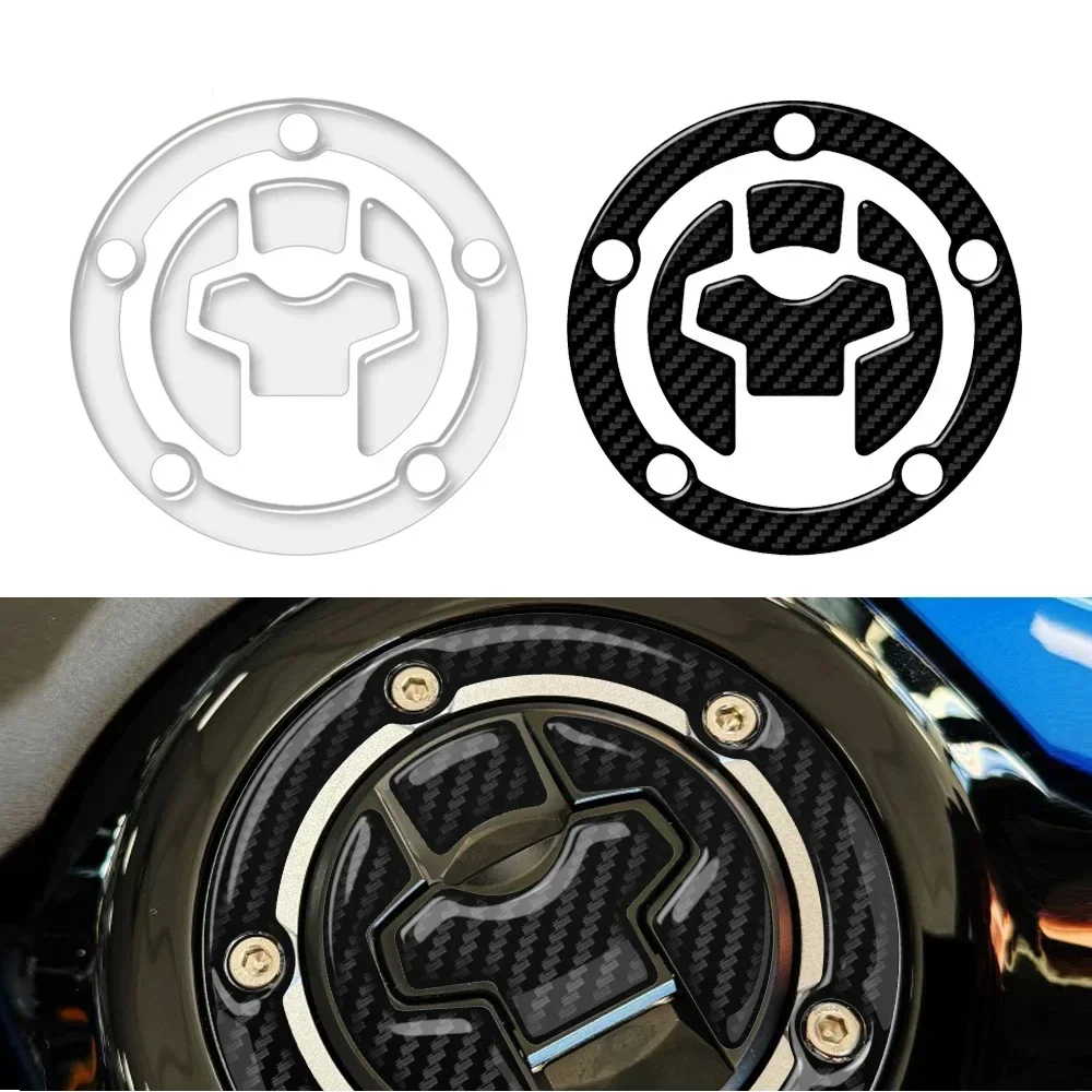 

For Suzuki SV650X SV 650X 2018-2023 Motorcycle Fuel Cap Cover Decal Sticker 3D Carbon Look