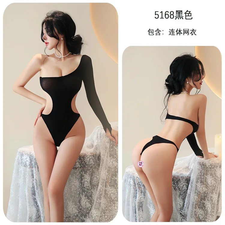 

Длинное ночное страстное нижнее белье, сексуальная страстная одежда для сна, не нужно снять, комплект Pure Desire, боди, униформа, искушение для женщин 5168