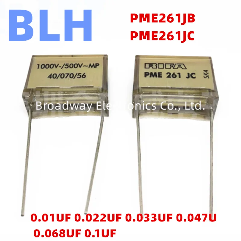 Film condensator PME261JB PME261JC 1000V-/500V 0.01UF 103 0.022UF 223 0.033UF 333 0.047UF473  0.068UF 683 0.1UF 104