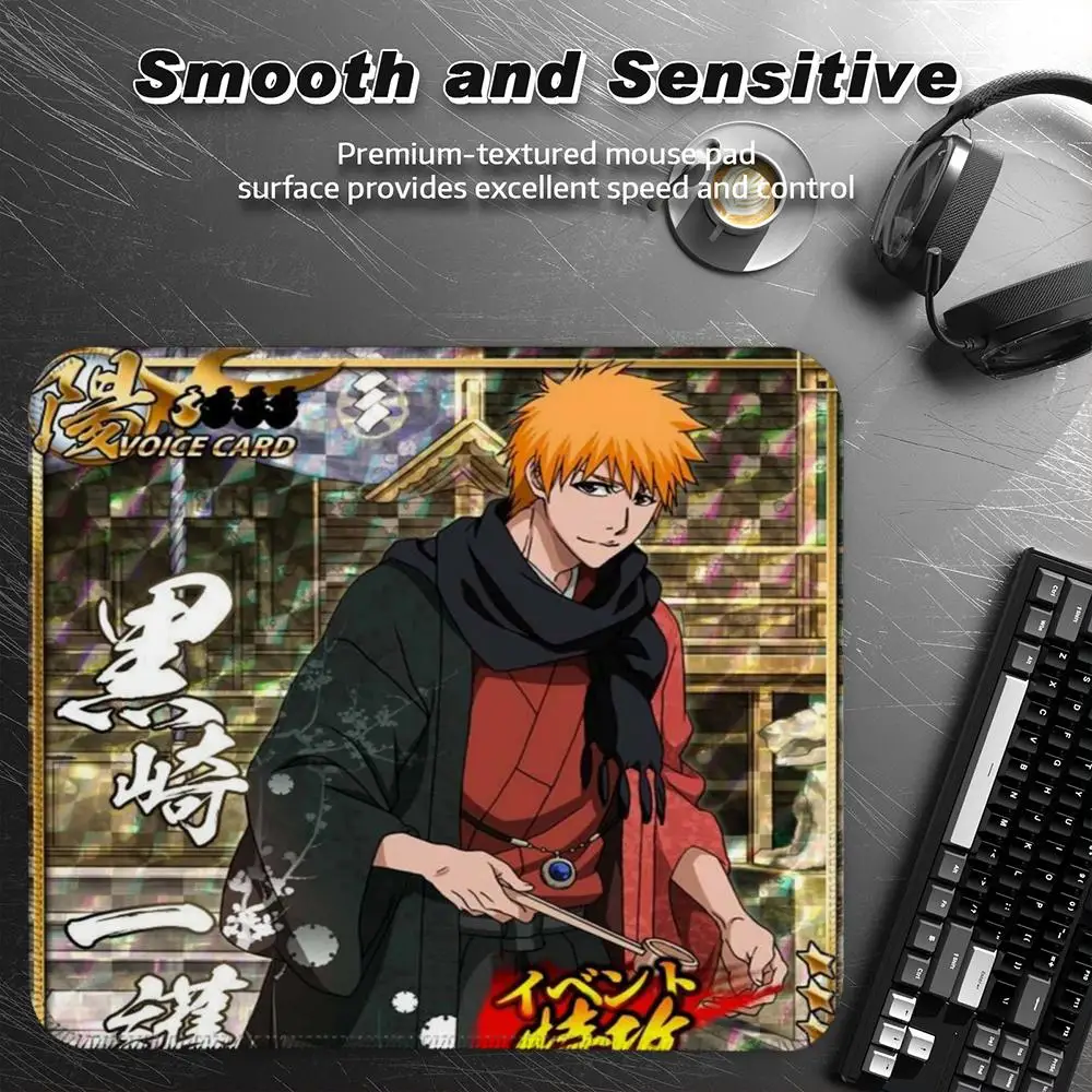 

Mouse Pad SKY Small Desk Pad Mouse Boy Gift for Play games Keyboard Wireless Desktop Computer Coasters B-BleachS Anime