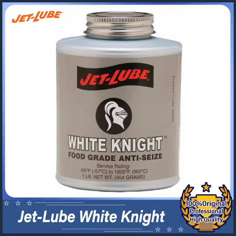 Jet-Lube White Knight Food Grade 1LB 454g Lubricant Applies in Contact with Food