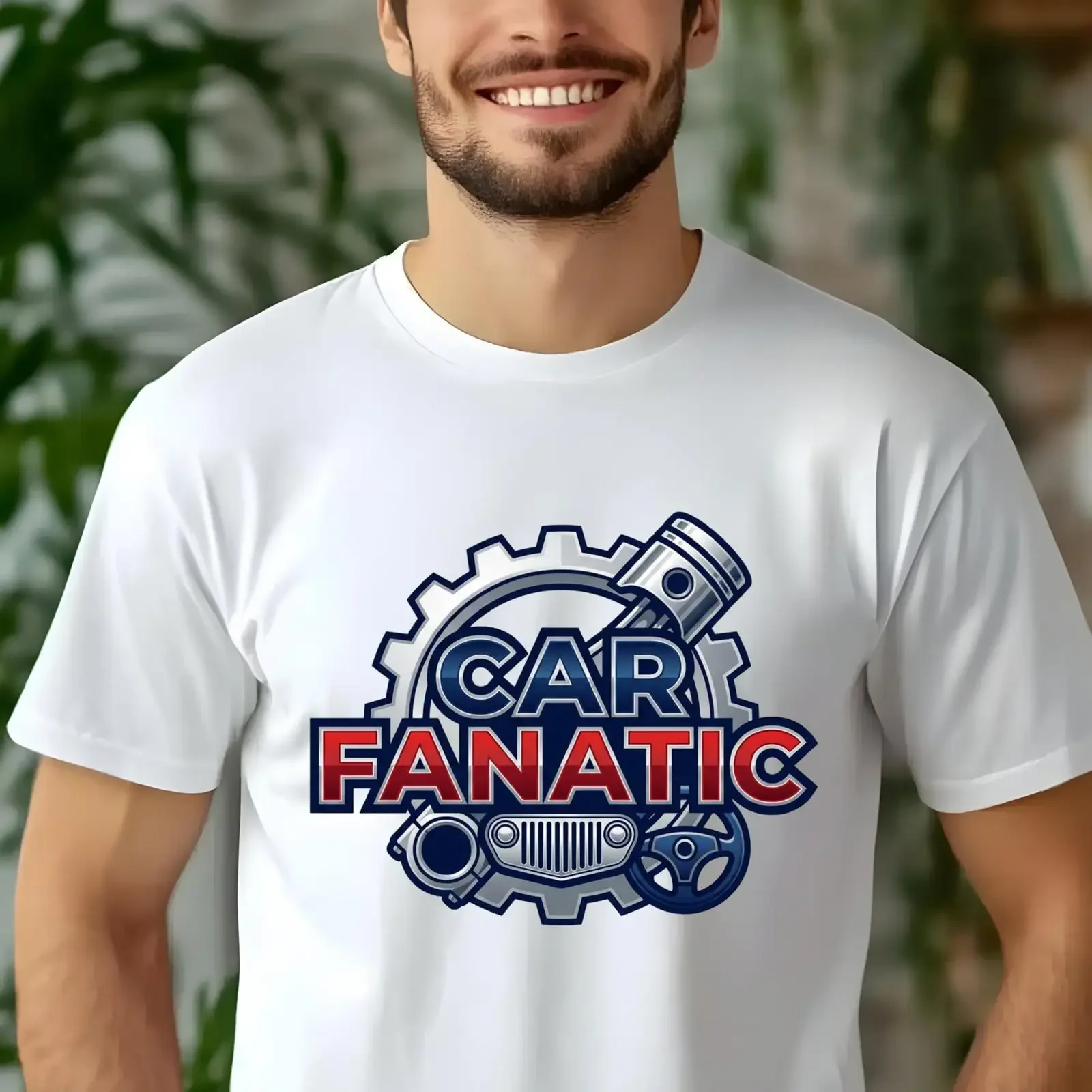 Car Fanatic T Shirt Lover Mechanic I Love Cars Birthday Fathers Day vintage Washed homme graphic Comfortable Stylish Breathable