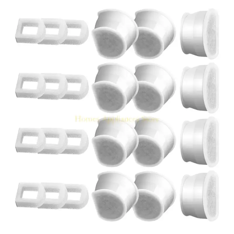 Filtros carbono reposição D0AB para gatos e distribuidores água para cães Grade alimentar Purificadores fonte