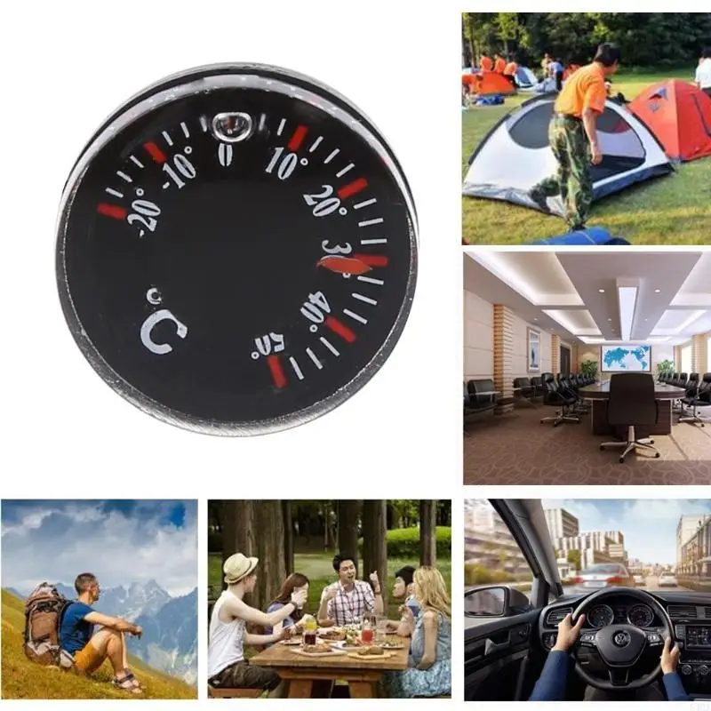 Multipurpose Thermometer Plastic Temeperature Monitor Circular Thermograph