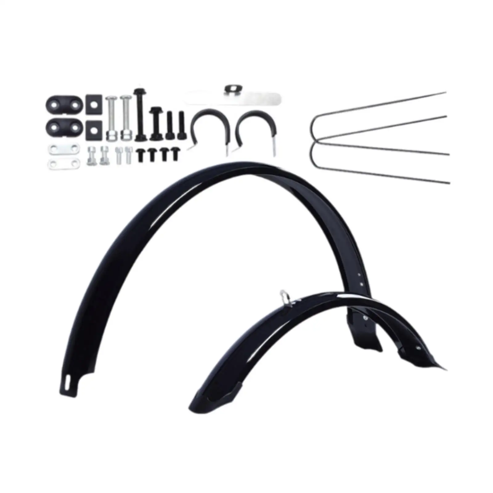 Bicycle Front and Rear Mud Guard Set Mudguard for 26 inch Tire Replace Parts