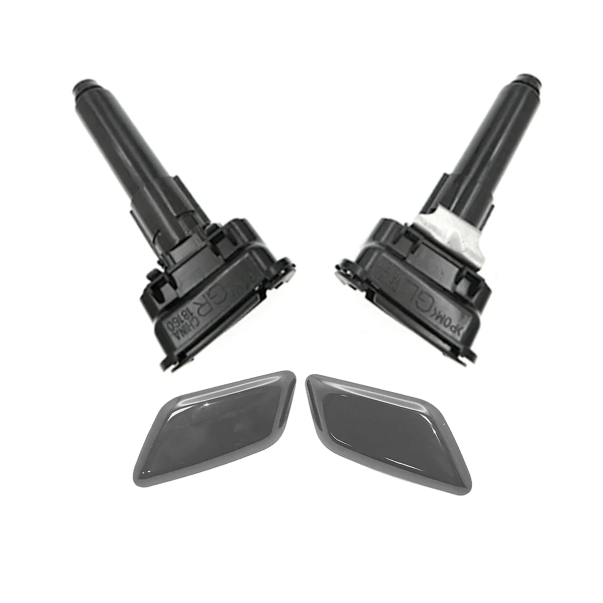 4 قطعة/المجموعة الجبهة فوهة غسالة الضوء الأمامي ومصابيح الرأس غطاء طائرة لنيسان باترول 2013- 28641-3ZD0A/28642 28658-3ZD1A/28659 -L94A #4