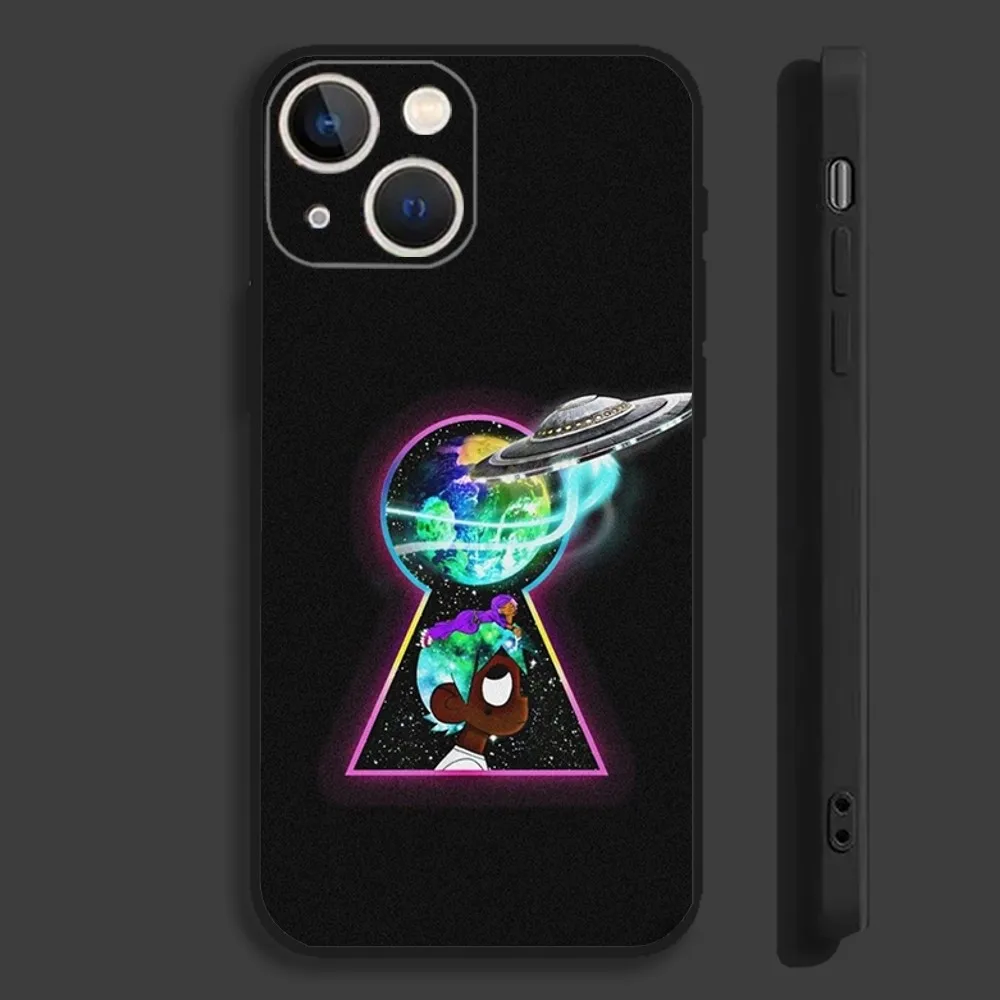 Rapper Lil U-Uzi V-Vert Phone Case For iPhone 16,15,14,13,12,11,Pro,Max,Plus,Mini,X,XS,XR,8,7,6,S,SE Soft Black Case