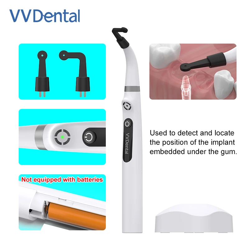 Dental Implant Locator 3 Steps Quick positioning For Find Implant Screw Dentistry 360 Rotatable Sensor Localization