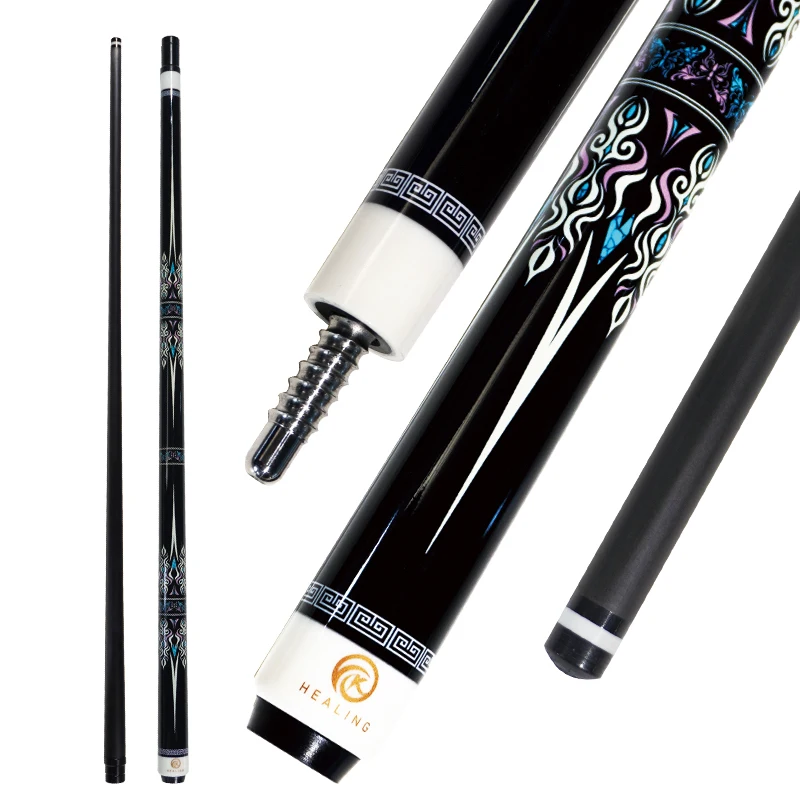 

Carbon Fiber Pool Cue Professional 11.8mm Multi-Layered Pigskin Tip Cue Stick Radial Joint Carbon Billiard Cue
