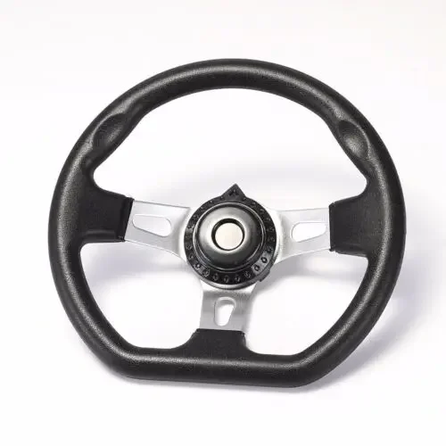 

Go Kart 10.6" Steering Wheel With Cap For Racing Fun Kart Mini Sport Trailmaster