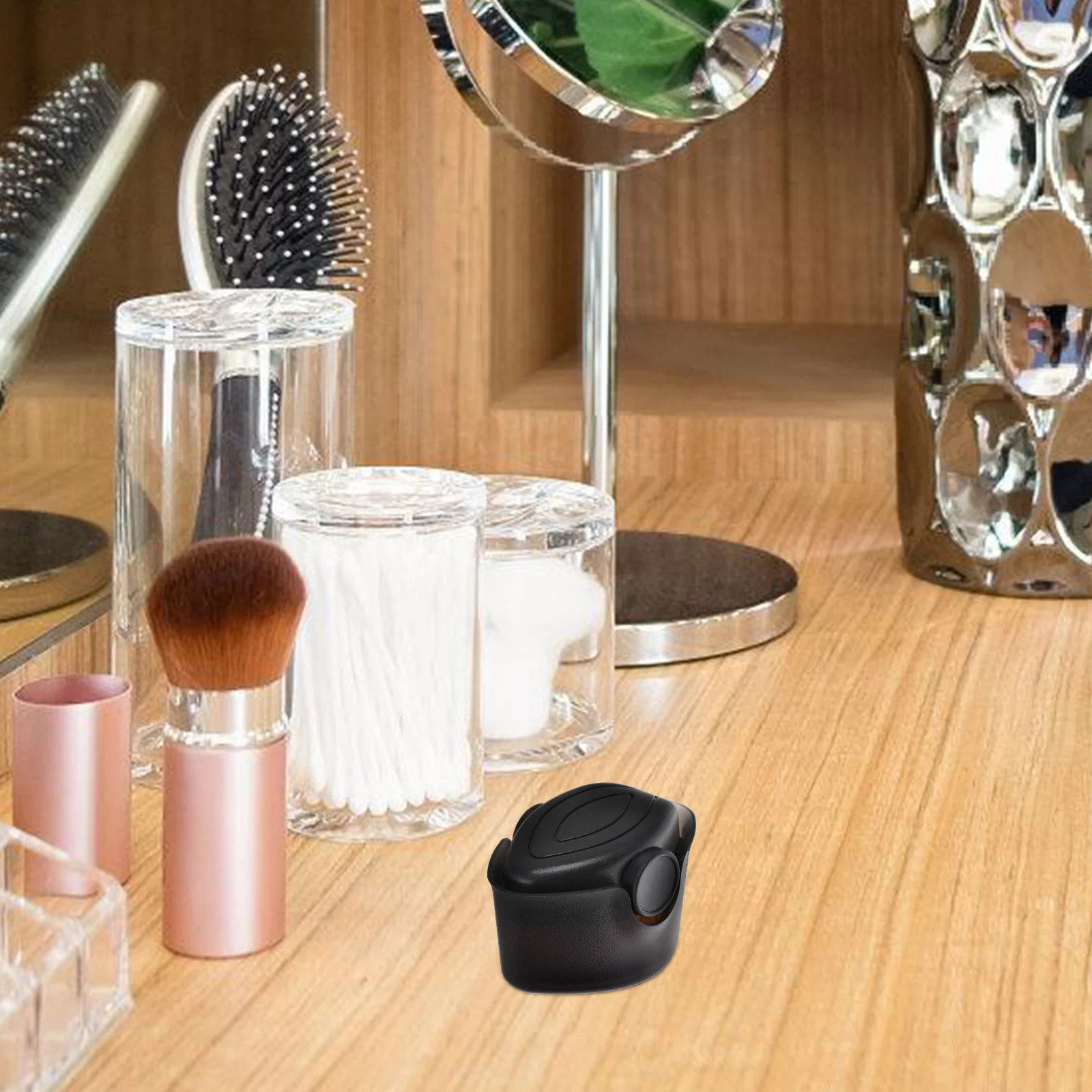 

High Density Foundation Brush Portable Makeup Brush with Protective Cover for Liquid Powder Blending Face Makeup Application