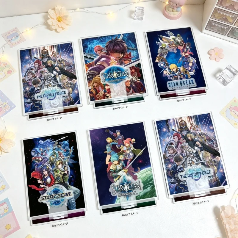 Anime Game Star Ocean: First Departure R Acrylic 15CM Figure Stand Model Plate Keychain Multi-plug Bedroom Decoration Fans Gift