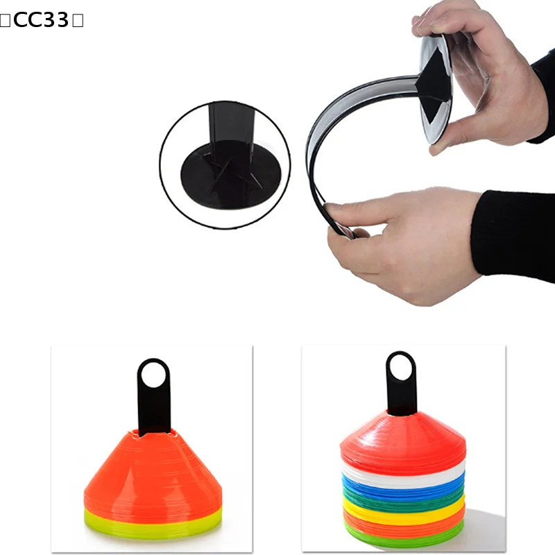 

Soccer Training Cones Holders Sports Mark Disk Plastic Disc Storage Rack Sign Racks Stands Barrier Bracket Black〔CC33〕