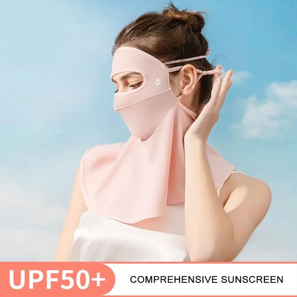 Atmungsaktive Eisse iden maske leichte Voll gesichts schutz Hals manschette Anti-UV-Maske UV-beständige Eisse ide