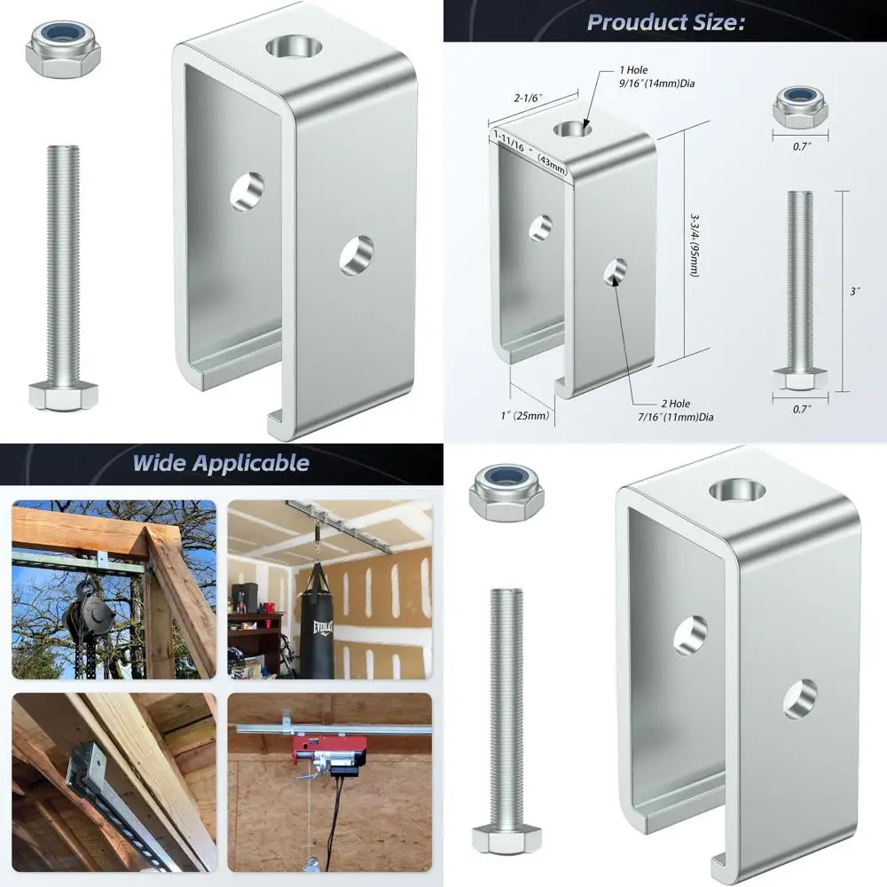 

Опорный кронштейн для тележки 1-5/8 каналов, универсальный, подходит для гусениц на тележке 1-5/8, упаковка 16 шт.