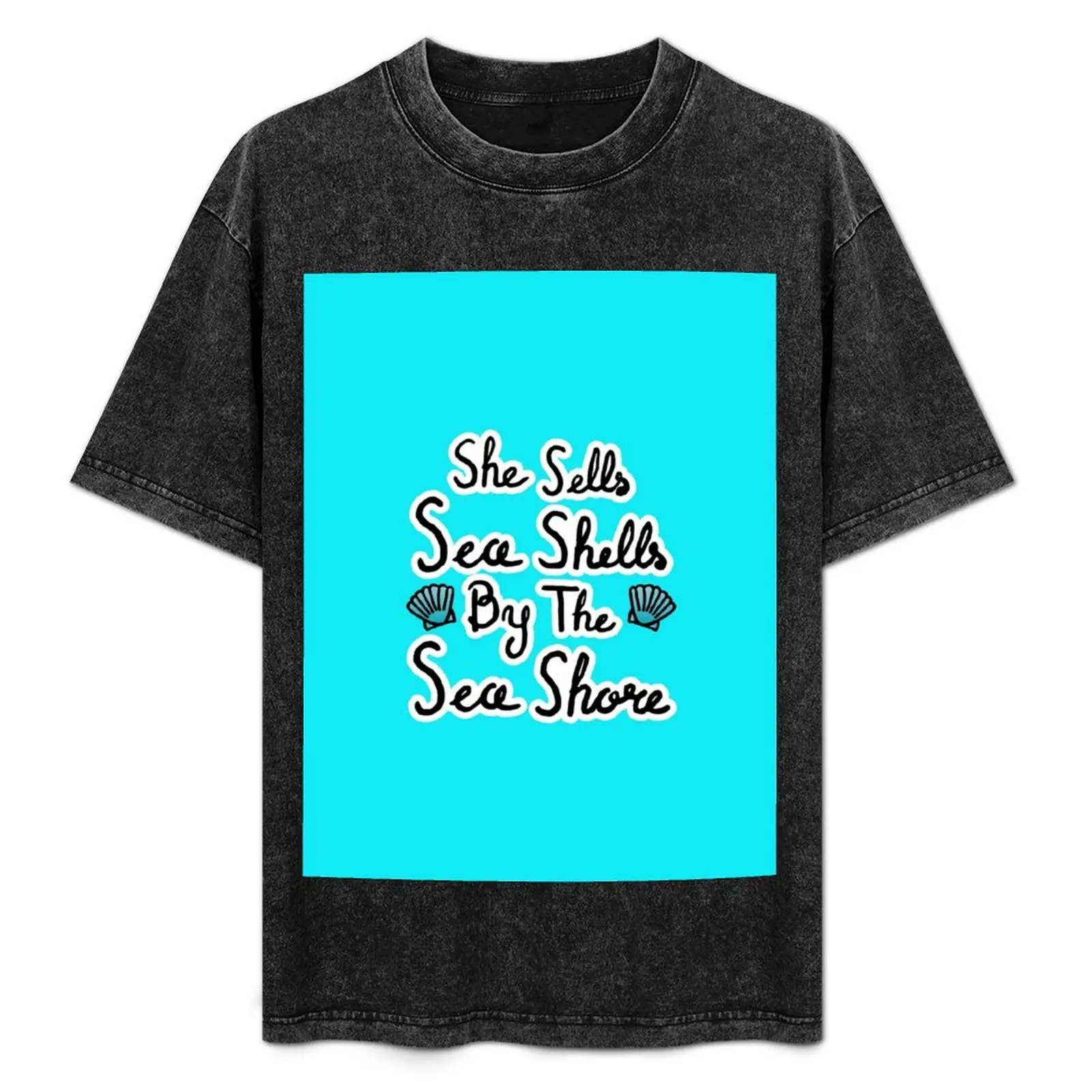 

She Shells Sea Shells T-Shirt Quick Dry Fishing T-Shirt