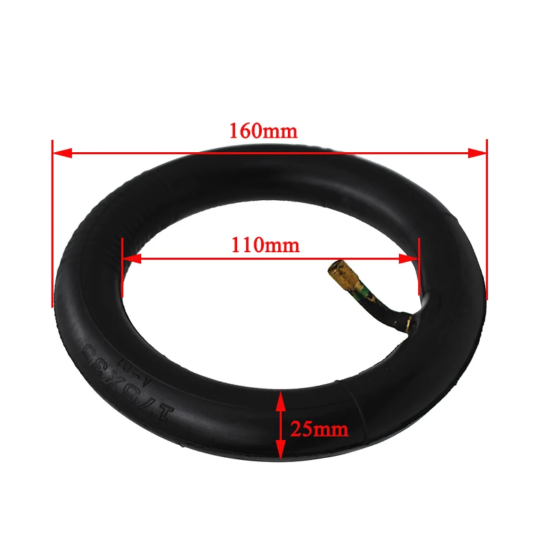 175x35 Inner Tube Suitable for 175 * 35 Outer Tire Baby Stroller, Electric Scooter, Balance Bike, Tire Accessories
