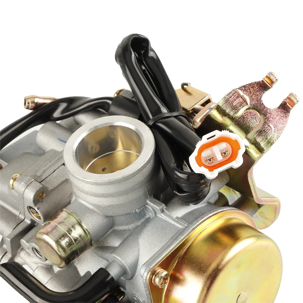 24.5mm CVK24 Carburetor Electric Throttle for Keihin Yamaha RS100 GY6 100cc 125cc 150cc 4 Stroke Scooter ATV Tricycles Dirt Carb