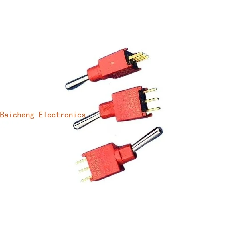 10PCS Q22A 1A250VAC 3A120V self elastic single-sided reset toggle switch knob waterproof dust 3-pin