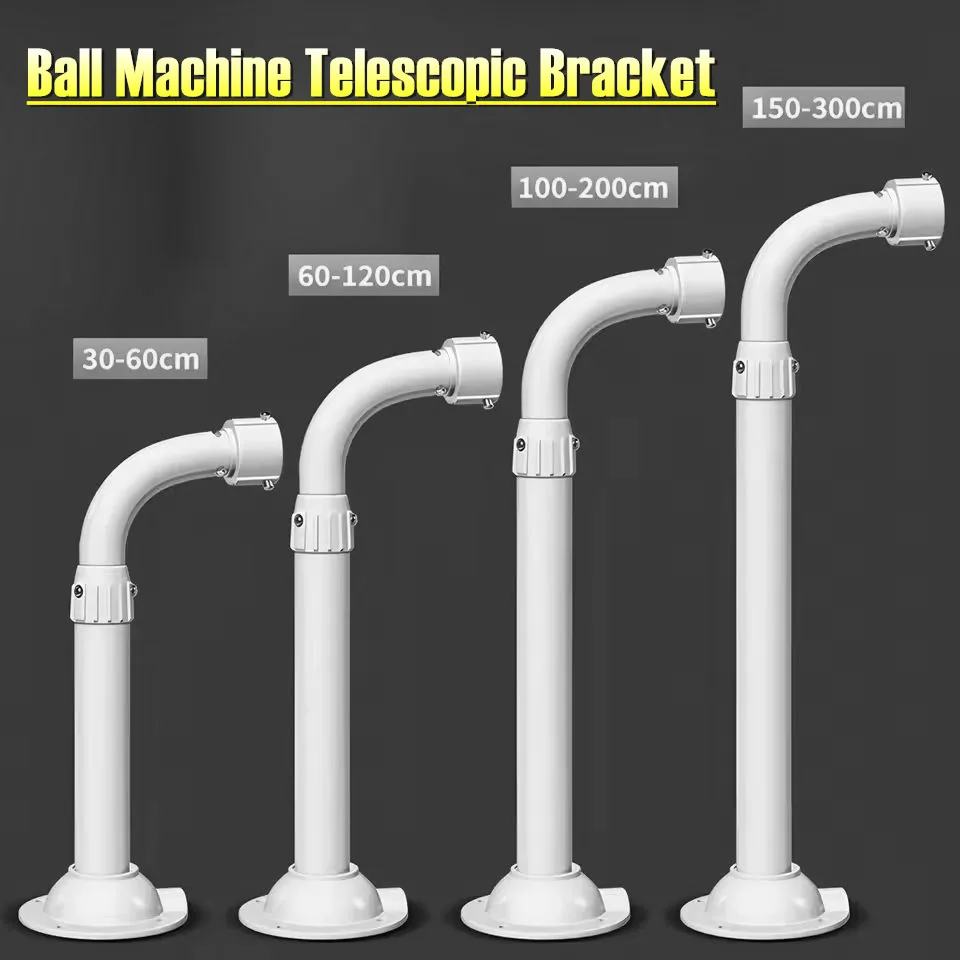L-Shaped Aluminum Alloy Telescopic Support Monitoring Ball Machine CCTV Camera Wall Mounted Bracket Lengthened Thickened Tube