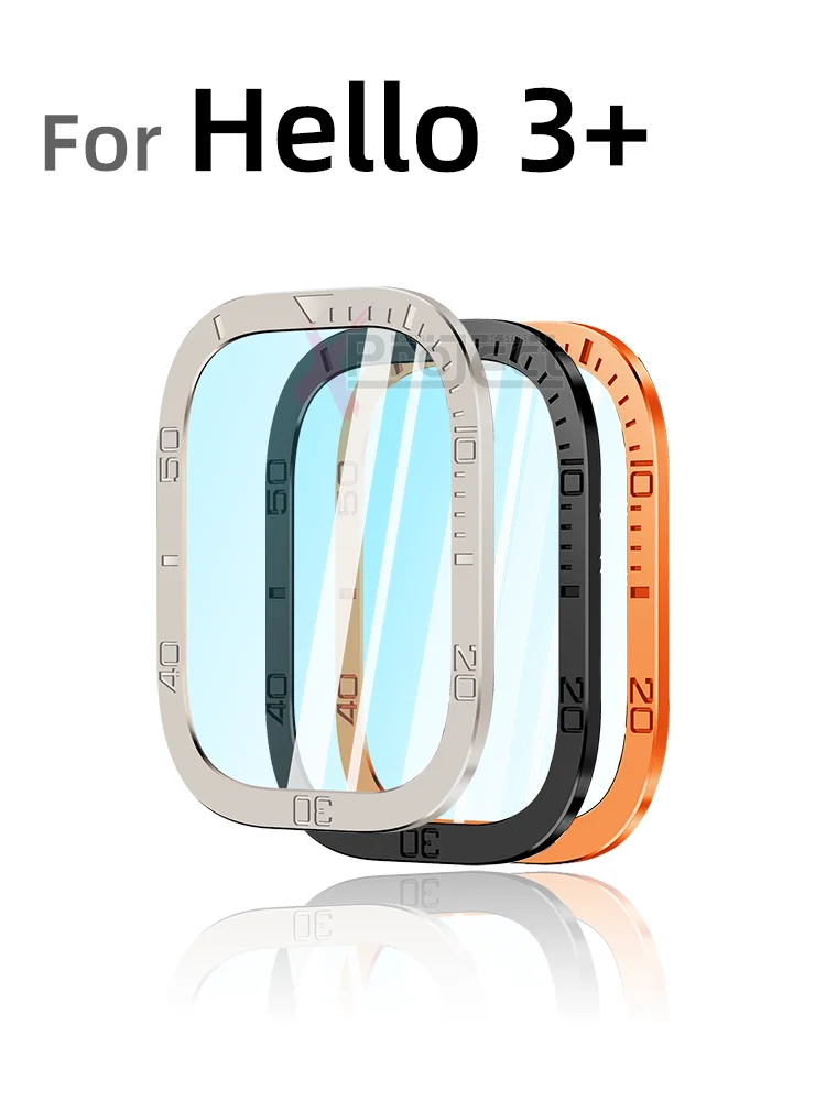 Защитная пленка для часов Hello Watch 3 Plus, умные часы из закаленной пленки, металлический модный жесткий чехол для занятий спортом, работы на открытом воздухе