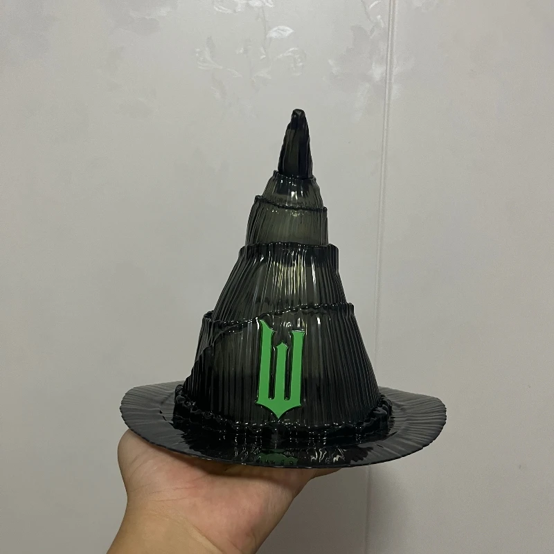 حقيقي ولكن لا صندوق ، بضائع الفيلم الشريرة-Glinda قبعة الساحرة كوب ماء ، دلو الفشار ، لعبة مجسمة قابلة للجمع هدية #6