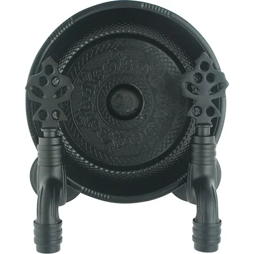 

Black Ottoman Faucet with Dual Bath Lüx Perlator