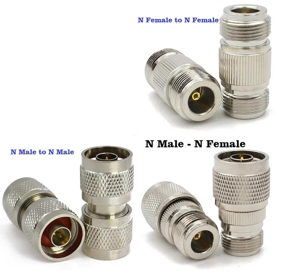 

10pcs/50pcs/100pcs N-type connector N Female To N Male RF Coaxial Connector Copper