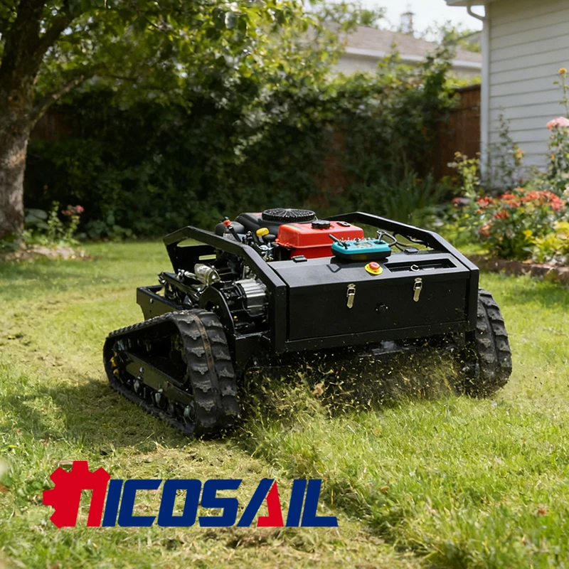 

Customized Lightweight Wireless Remote Control Lawn Mower Euro 5 Approved For Household Yard