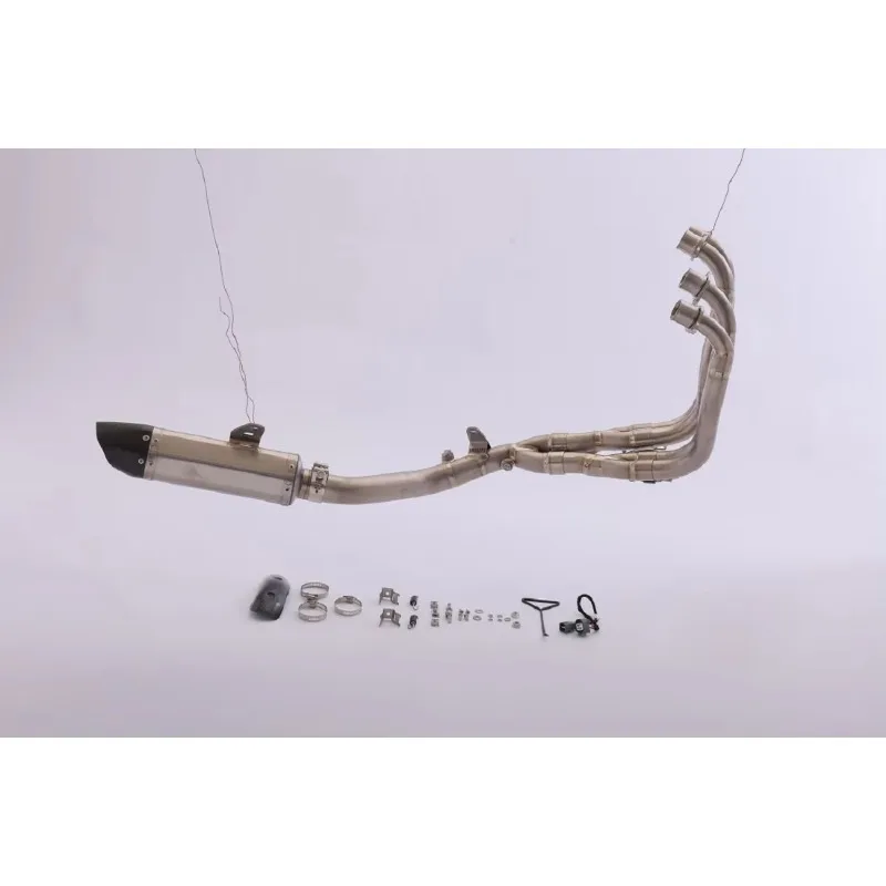 FBB Factory Selling Exhaust System Motorcycle ZX4R Exhaust Escape 2023 for  Ninja ZX-4RR Exhaust Muffler Pipe Steel Tit
